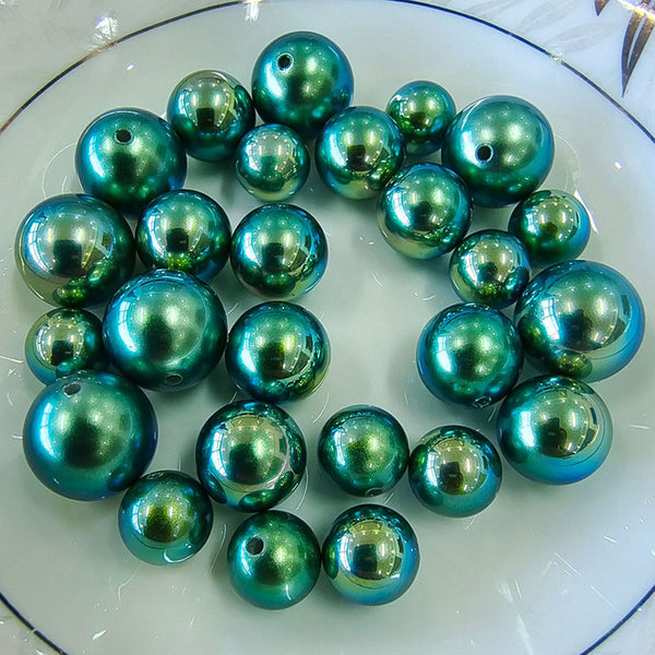 Half hole natural pearl loose beads