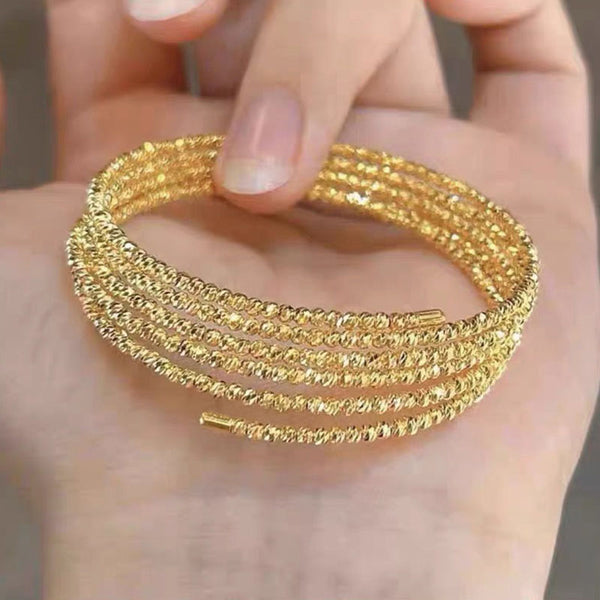 Multi-layered stretch bracelet