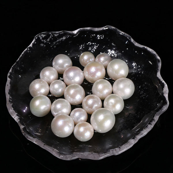 Natural freshwater pearls non-porous loose beads