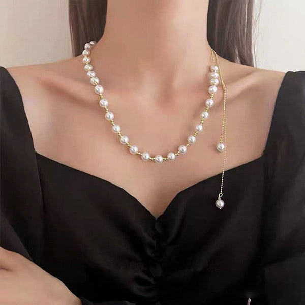 Lovely natural freshwater pearl necklace