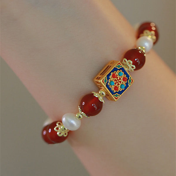 Love and Hope·Natural Red Agate Bracelet