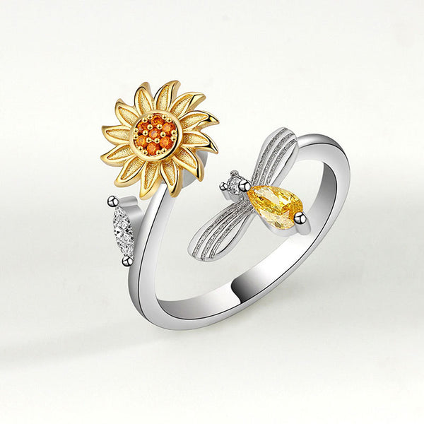 Sunflower rotating ring