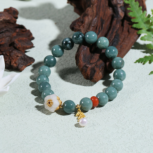 Balancer • Natural Agate & Pearl Bracelet
