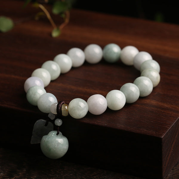 Jadeite & Apple Bracelet