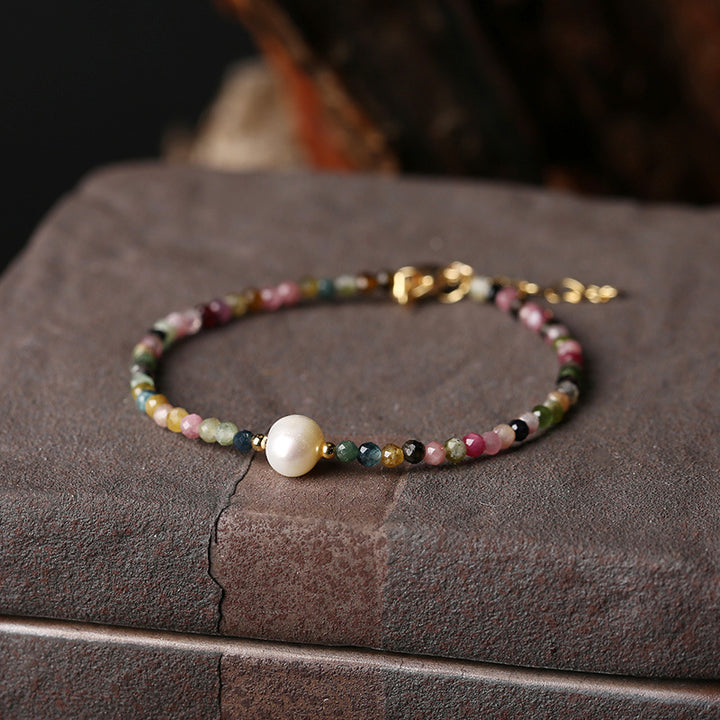The Energy-Enhancing •  Agate pearl Bracelet
