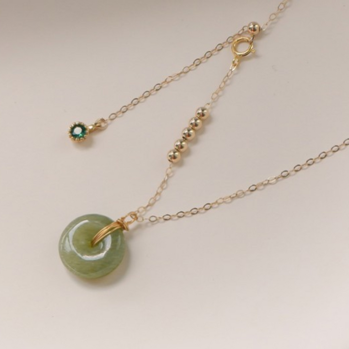 Peace ? Jade Agate Necklace