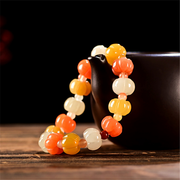 Pumpkin•Agate Bracelet