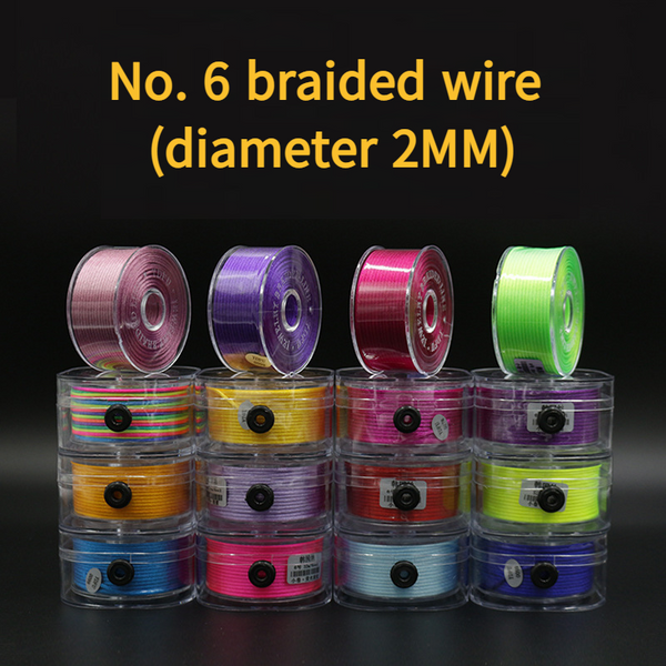 No. 6 DIY Bracelet braiding line non-elastic style (diameter 2mm)