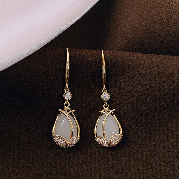 Tulip Opal Earrings