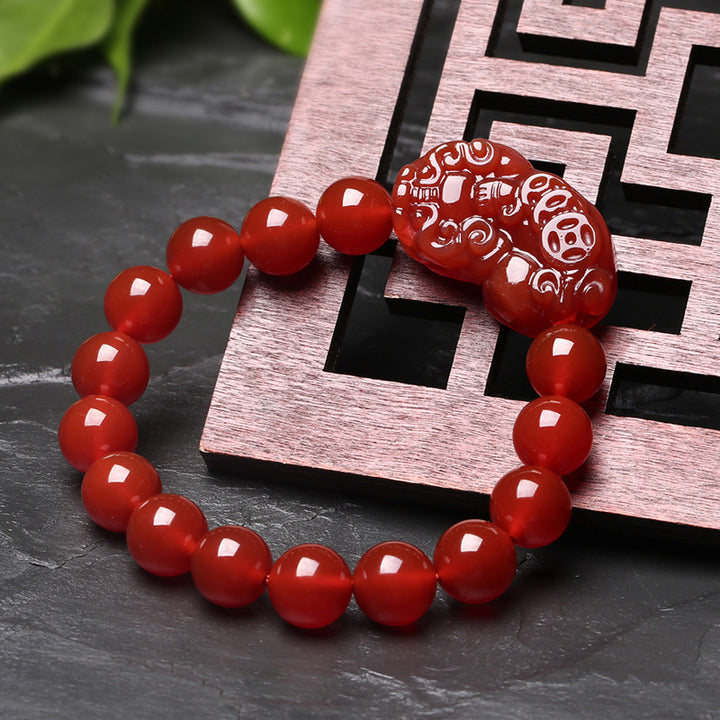 PiYao&Red Agate Bracelet