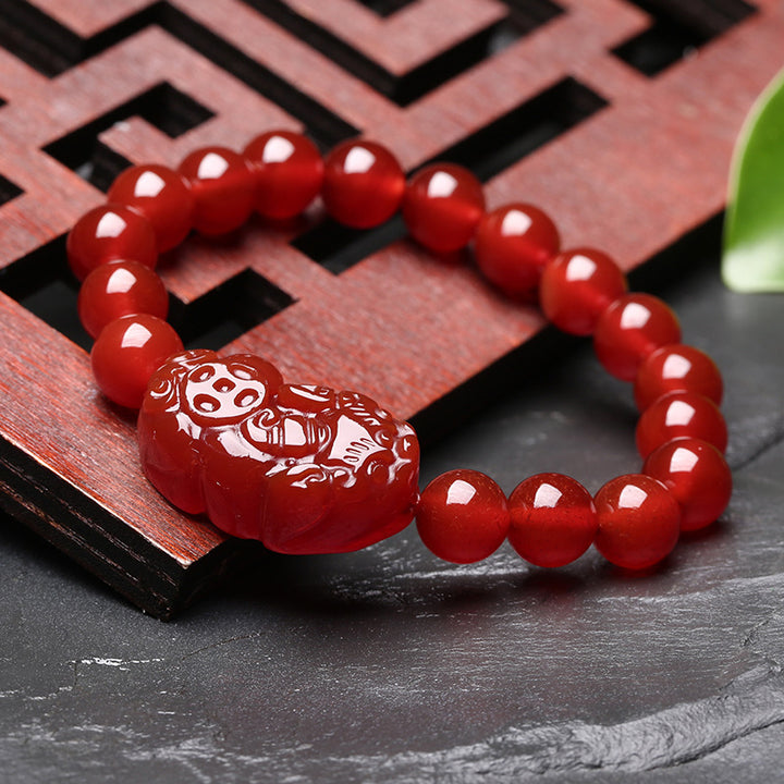 PiYao&Red Agate Bracelet