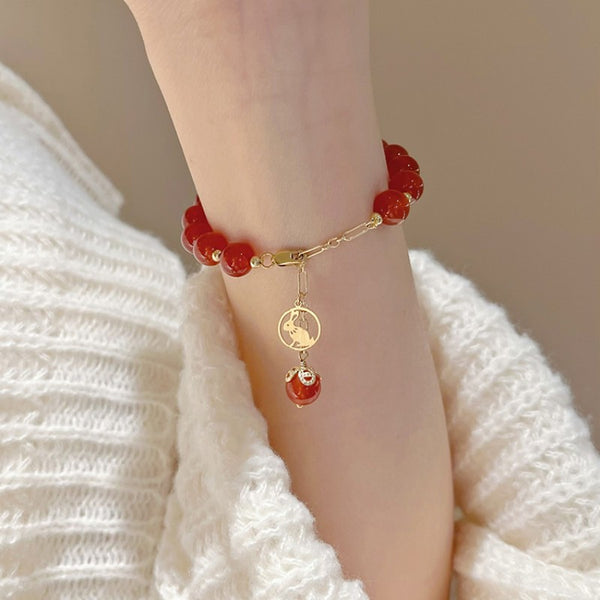 Energetic • Red Agate Bracelet