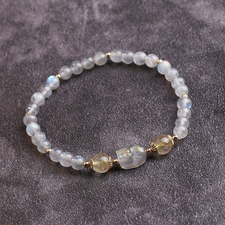 Fortune ? Moonstone Crystal Bracelet