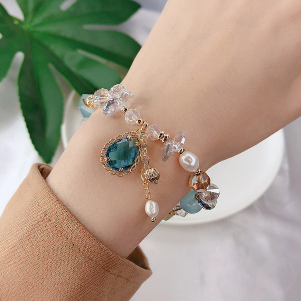 Candy color crystal bracelet