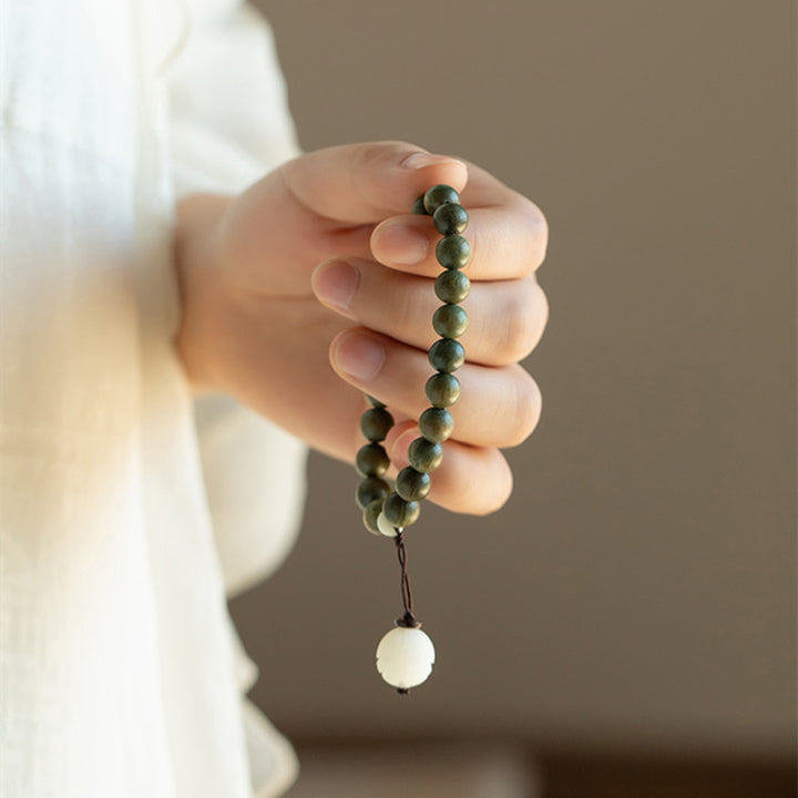 Green Sandalwood • Bodhi Agate Bracelet