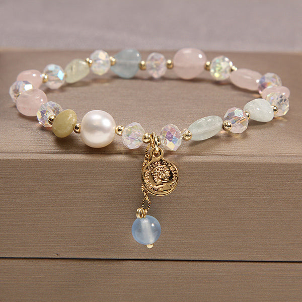 Beach crystal bracelet